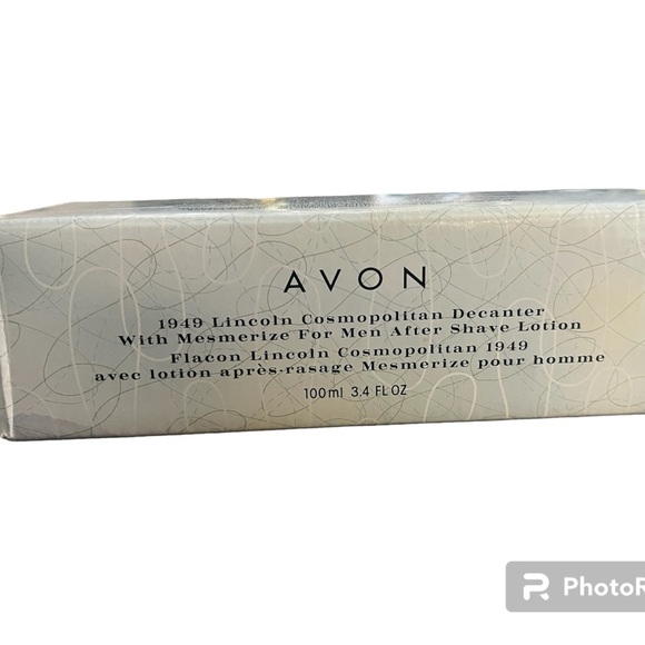 AVON 1949 LINCOLN COSMOPOLITAN DECANTER WITH MESMERIZE FOR MEN AFTER SHAVE - Picture 4 of 9